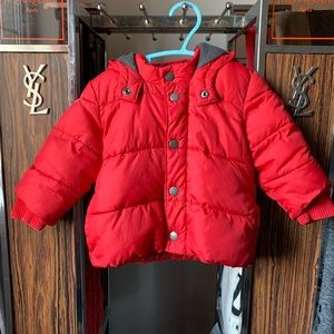 Gap Red Puffer Jacket